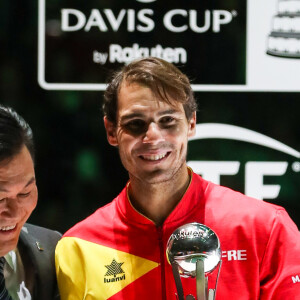 Rafa Nadal - L'Espagne remporte la Coupe Davis à Madrid, le 24 novembre 2019, grâce à la victoire de Rafael Nadal contre Denis Shapovalov (6-3, 7-6).