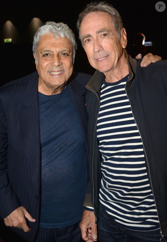 Enrico Macias et Alain Chamfort - Avant-première du film "Le Regard de Charles" à Paris le 23 septembre 2019. © Veeren/Bestimage