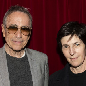 Exclusif - Alain Chamfort et Christine Angot - People au concert exceptionnel de Alain Chamfort à "La Cigale" à Paris le 19 mars 2019. © Pierre Perusseau/Bestimage