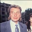 Archives- Johnny et Adeline Blondieau en juin 1991 à Paris.  