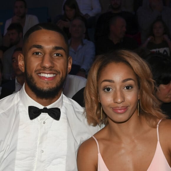 Tony Yoka et sa femme Estelle Yoka Mossely - No Limit épisode X à Levallois-Perret , grande soirée de boxe qui réunit les meilleurs boxeurs français, jusqu'à ce jour invaincus. Le 12 octobre 2019 © JB Autissier / Panoramic / Bestimage