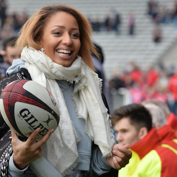 Estelle Mossely (enceinte) à Lyon le 10 novembre 2019.