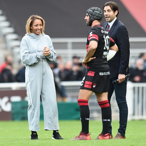 Estelle Mossely (enceinte) à Lyon le 10 novembre 2019.