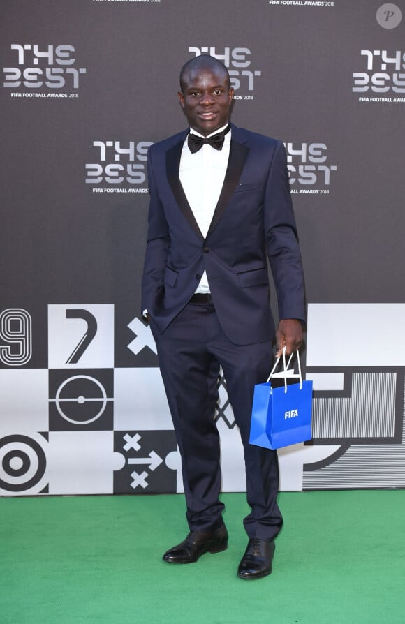N'Golo Kanté - Les célébrités arrivent à la cérémonie des Trophées Fifa 2018 au Royal Festival Hall à Londres, Royaume Uni, le 25 septembre 2018.