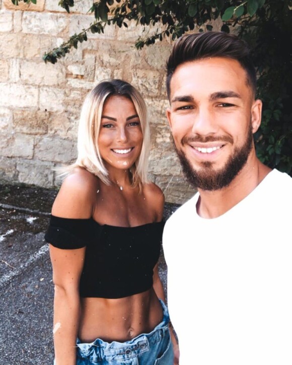 Charlène et Benoît de "Secret Story 11" heureux et en couple, à Tours, le 11 octobre 2019