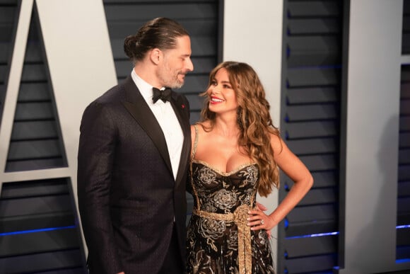 Joe Manganiello et sa femme Sofia Vergara à la soirée Vanity Fair Oscar Party à Los Angeles, le 24 février 2019