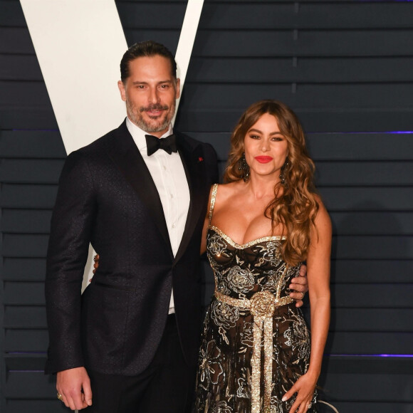 Joe Manganiello et sa femme Sofia Vergara à la soirée Vanity Fair Oscar Party à Los Angeles, le 24 février 2019