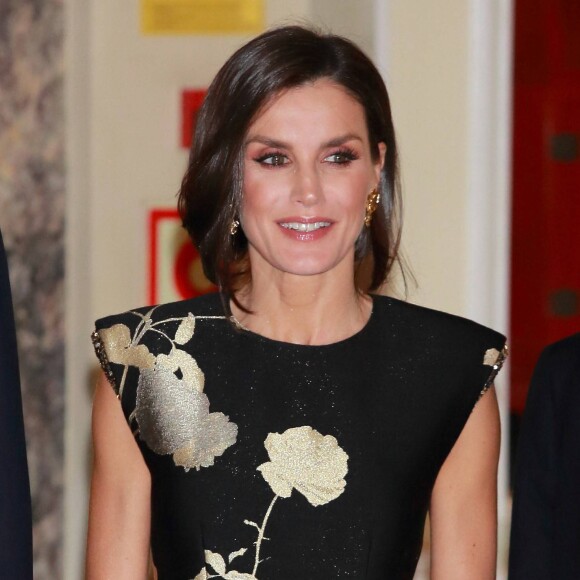 La reine Letizia d'Espagne à la cérémonie des "Franscico Crecedo Journalism Awards" à Madrid, le 28 novembre 2019.