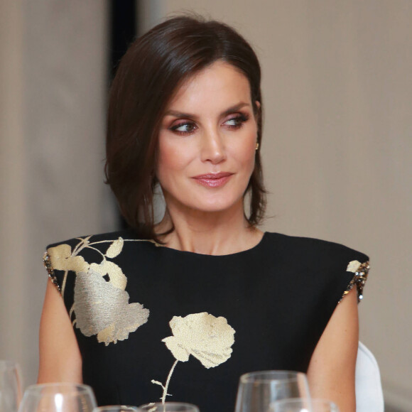 La reine Letizia d'Espagne à la cérémonie des "Franscico Crecedo Journalism Awards" à Madrid, le 28 novembre 2019.