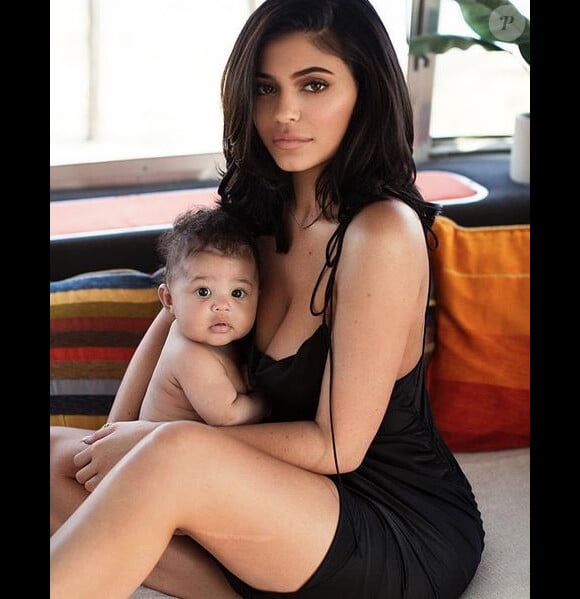 Kylie Jenner, 21 ans, et sa fille Stormi Webster. Los Angeles, le 9 août 2018.