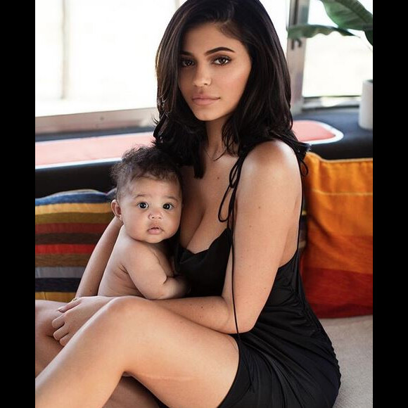 Kylie Jenner, 21 ans, et sa fille Stormi Webster. Los Angeles, le 9 août 2018.