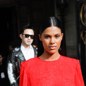 Tina Kunakey - Arrivée des people au défilé Stella McCartney Collection Prêt-à-Porter Printemps/Eté 2020 lors de la Fashion Week de Paris (PFW), le 30 septembre 2019. © Veeren Ramsamy-Christophe Clovis/Bestimage