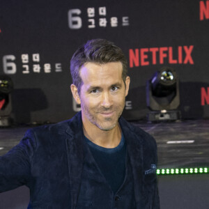 Ryan Reynolds à l'avant-première du film "Six Underground" (Netflix) à Séoul, en Corée du Sud, le 2 décembre 2019.