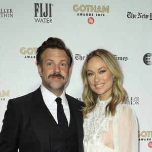 Jason Sudeikis et Olivia Wilde assistent à la 29e édition des IFP Gotham Awards au Cipriani Wall Street. New York, le 2 décembre 2019.