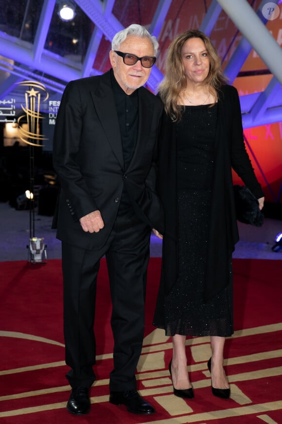 Harvey Keitel et sa femme Daphna Kastner assistent à la projection de "The Irishman" au 18ème Festival International du Film de Marrakech, le 2 décembre 2019.