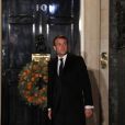 Emmanuel Macron lors d'une réception chez le Premier Ministre Britannique Boris Johnson au 10 Downing Street. Royaume-Uni, Londres, 3 décembre 2019.