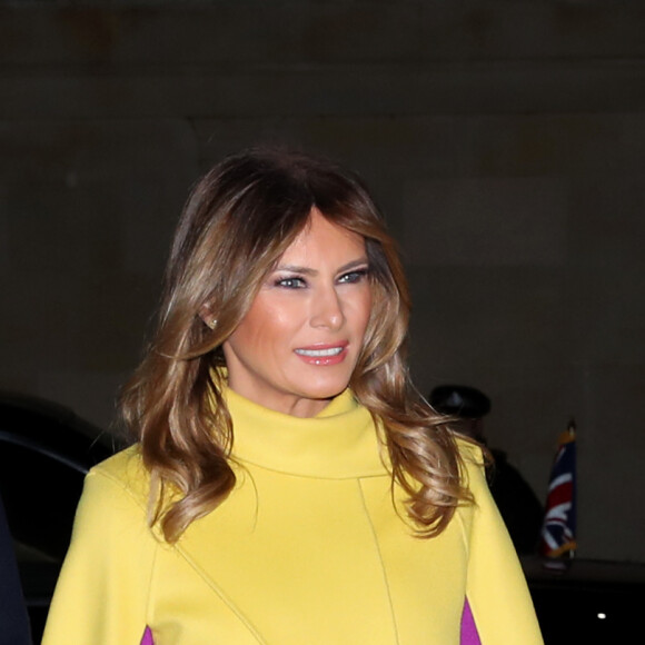 Le prince Charles, prince de Galles et Camilla Parker Bowles, duchesse de Cornouailles reçoivent le président Donald Trump et sa femme Melania lors d'une réception à Clarence House à Londres en marge des 70 ans de l'Otan le 3 décembre 2019.