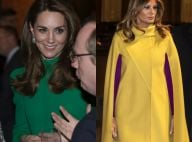 Kate Middleton et Melania Trump réunies : looks colorés à Buckingham