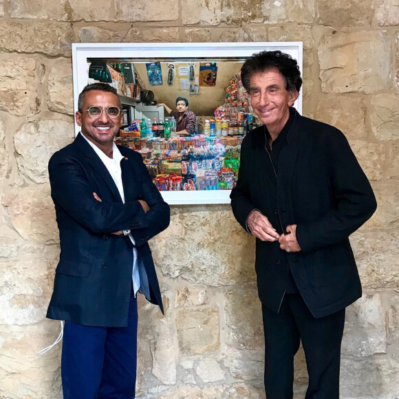Exclusif - Sid Rouis (Directeur de l'Institut français de Deïr El Qamar) et Jack Lang - Jack Lang a visité l'exposition " Les Maîtres du Secret " sur la communauté Druze par le photographe Jack Dabaghian.