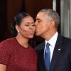 Michelle et Barack Obama à la Maison-Blanche. Washington, le 20 janvier 2017.