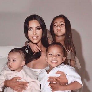 Kim Kardashian et ses enfants