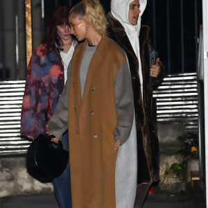 Justin Bieber et sa femme Hailey Baldwin Bieber sont allés à l'église à Los Angeles. Le 4 décembre 2019.