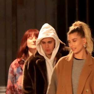Justin Bieber et sa femme Hailey Baldwin Bieber sont allés à l'église à Los Angeles. Le 4 décembre 2019.