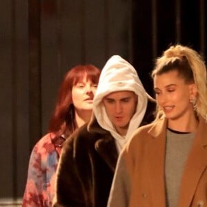 Justin Bieber et sa femme Hailey Baldwin Bieber sont allés à l'église à Los Angeles. Le 4 décembre 2019.