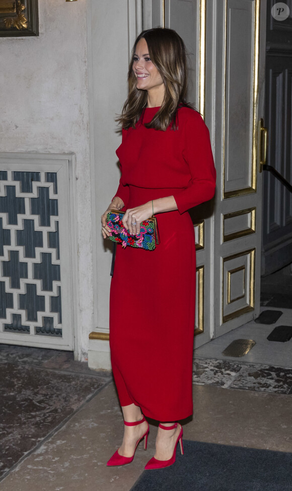 La princesse Sofia de Suède à un concert de Noël, le 5 décembre 2019 à Stockholm.