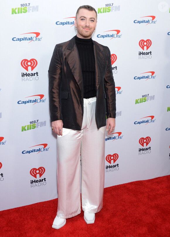 Sam Smith - Les célébrités lors de la soirée 'KIIS FM's iHeartRadio Jingle Ball 2019' au Forum à Inglewood en Californie, le 6 décembre 2019.