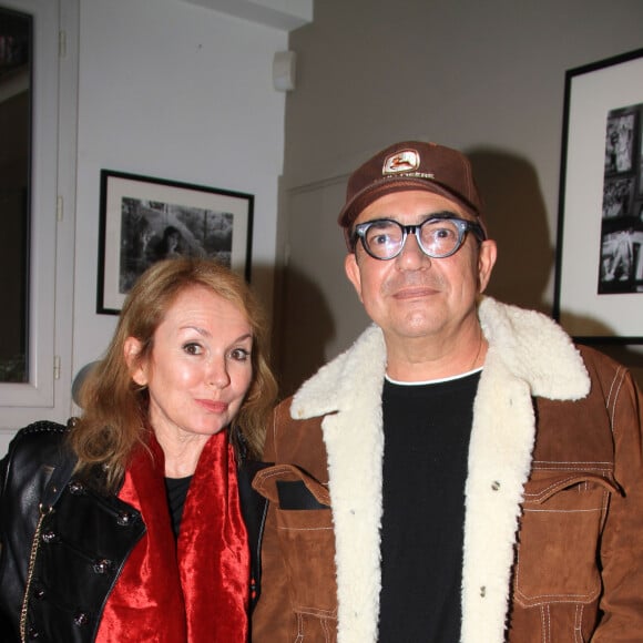 Karl Zéro et sa femme Daisy d'Errata au vernissage de l'exposition "Barbie's Birthday" du photographe Michel Tréhet à la galerie Isabelle Laverny à Paris, France, le 16 mai 2019. © Philippe Baldini/Bestimage 