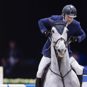 Guillaume Canet - Jour 3 - Compétition équestre, jumping, Longines Masters de Paris à Villepinte le 7 décembre 2019. © Pierre Perusseau / Bestimage