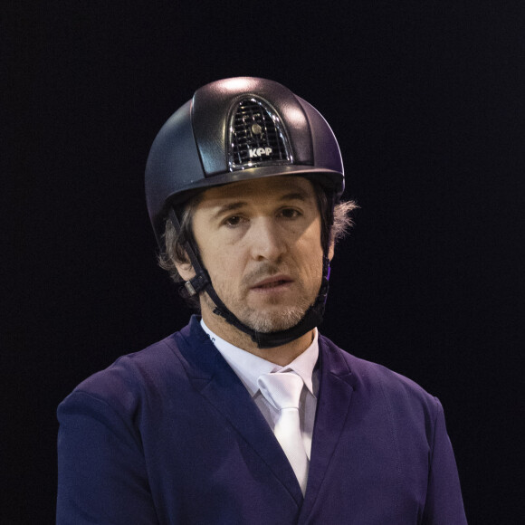 Guillaume Canet - Jour 3 - Compétition équestre, jumping, Longines Masters de Paris à Villepinte le 7 décembre 2019. © Pierre Perusseau / Bestimage