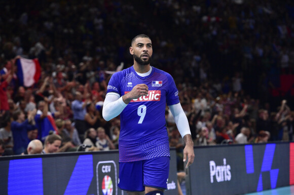 Earvin Ngapeth - France vs Serbie (3-2), demi-finales de l'Euro Volley, Paris le 27 septembre 2019. © JB Autissier / Panoramic / Bestimage