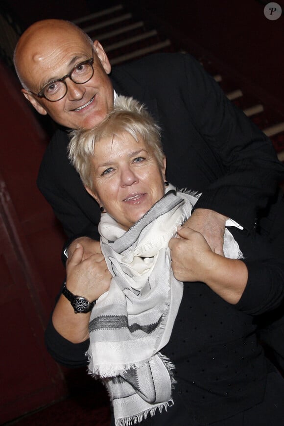 Mimie Mathy et son mari Benoist Gérard - portrait à Paris le 7 mars 2015