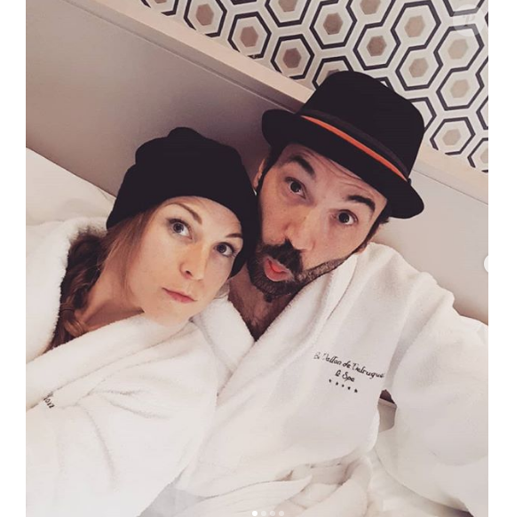 Aurélie Vaneck et son mari Sébastien - Instagram,