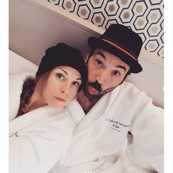 Aurélie Vaneck et son mari Sébastien - Instagram,