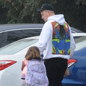 Exclusif - Channing Tatum est allé chercher sa fille Everly à l'école à Los Angeles, le 14 novembre 2019.