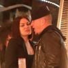 Exclusif - Jessie J et son compagnon Channing Tatum très amoureux pendant un dîner avec des amis dans un restaurant à West Hollywood, Los Angeles, le 4 avril 2019.