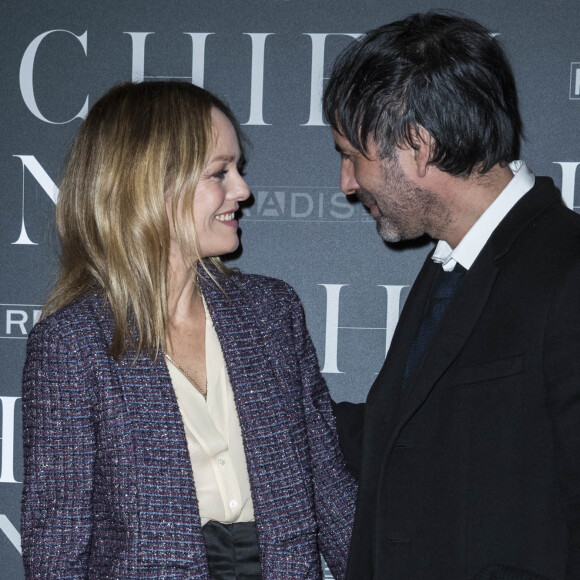 Vanessa Paradis et son compagnon Samuel Benchetrit (réalisateur) - Avant-première du film "Chien" au cinéma MK2 Bibliothèque à Paris, France, le 5 mars 2018. © Olivier Borde/Bestimage