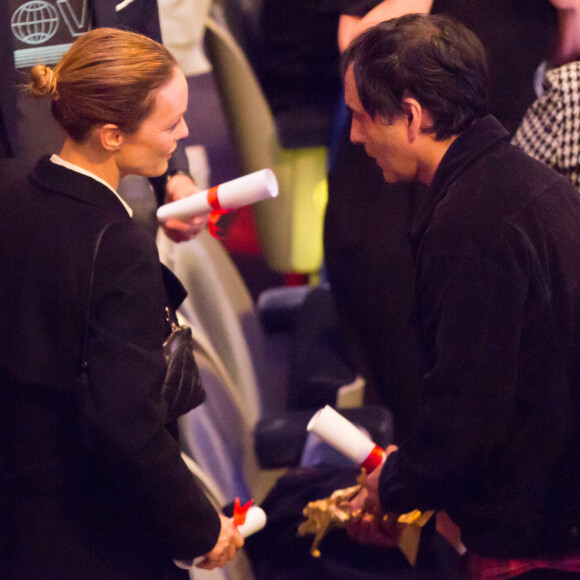 Vanessa Paradis et son compagnon Samuel Benchetrit lors de la cérémonie de clôture du 32ème Festival International du Film Francophone de Namur. Namur, le 6 octobre 2017. © Alain Rolland/ImageBuzz/Bestimage