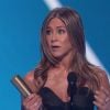 Jennifer Aniston a reçu le "People Icon Award" lors de la cérémonie des "People Choice Awards 2019". L'actrice a rendu un hommage à la série "Friends" lors de la remise de prix. Le 10 novembre 2019.