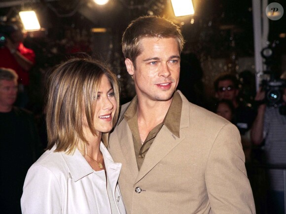 Brad Pitt et Jennifer Aniston à Los Angeles en 2001.