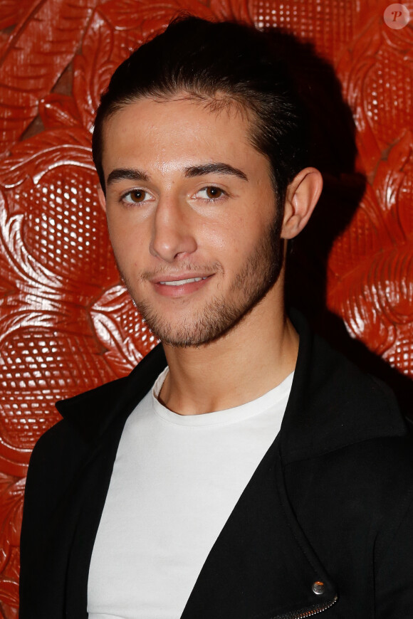 Tarek Benattia (frère de Nabilla Benattia) - Conférence de presse des "Lauriers TV Awards 2015" au restaurant "Aux trois Nagas" à Paris le 2 décembre 2014. La cérémonie aura lieu le 6 janvier 2015.