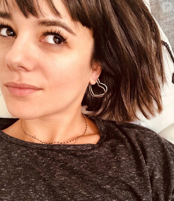 Alizée sur Instagram. Le 25 octobre 2018.