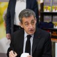 Nicolas Sarkozy dédicace son livre "Passions" dans la libraire Goyard à Nîmes, le 4 décembre 2019. © Stephanie Gouiran / Panoramic / Bestimage