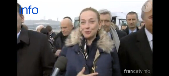 Florence Cassez remercie les Français lors de son arrivée à Paris, le 24 janvier 2013.