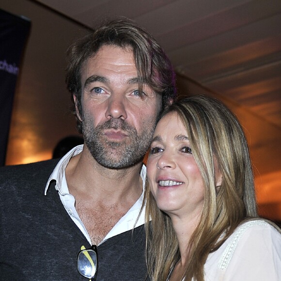 Hélène Rollès et Patrick Puydebat - People lors du showcase de Elsa Esnoult au Divan Du Monde à Paris, le 4 novembre 2014.