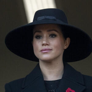 Meghan Markle, duchesse de Sussex - La famille royale d'Angleterre lors du National Service of Remembrance à Londres le 10 novembre 2019.