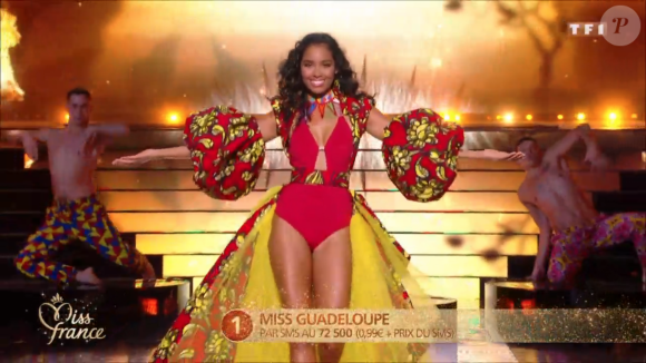 Miss Guadeloupe : Clémence Botino - Élection de Miss France 2020 sur TF1, le 14 décembre 2019.